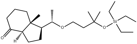 (1S,3aR,7aR)-7a-methyl-1-((S)-1-(3-methyl-3-((triethylsilyl)oxy)butoxy)ethyl)hexahydro-1H-indeen-4(2H)-on