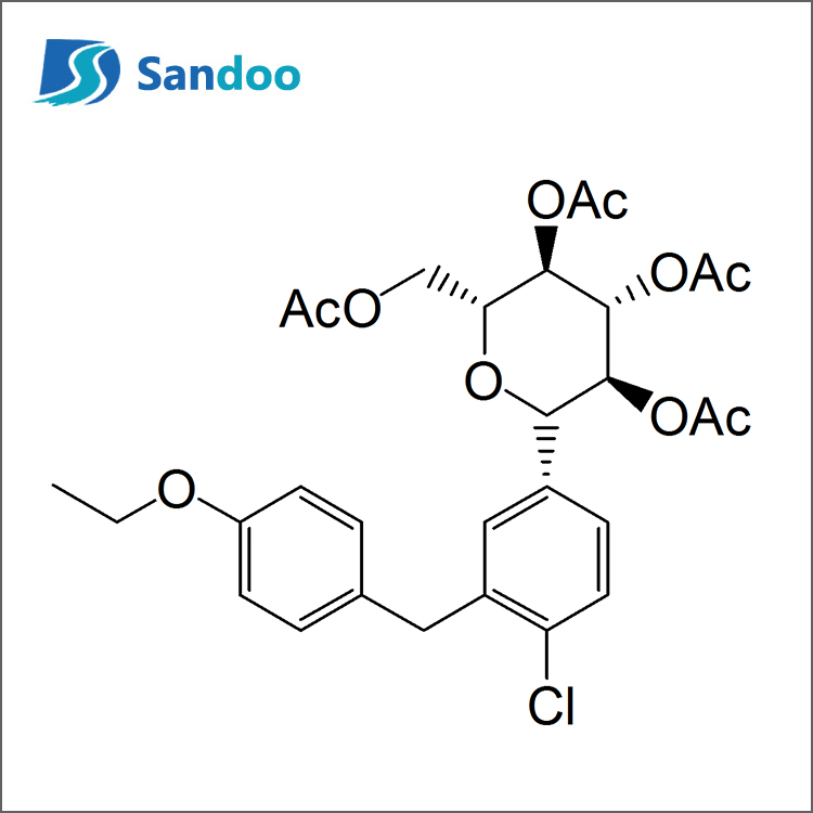 (2R,3R,4R,5S,6S)-2-(AcetoxyMethyl)-6-(4-Chloor-3-(4-Ethoxybenzyl)Fenyl)Tetrahydro-2H-Pyran-3,4,5-Triyl Triacetaat