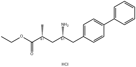 (2R,4S)-4-amino-5-(bifenyl-4-yl)-2-methylpentaanzuur-ethylester-hydrochloride