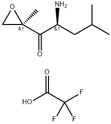 (2S)-2-amino-4-methyl-1-((2R)-2-methyloxiranyl)-1-pentanontrifluoracetaat