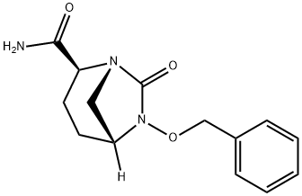 (2S,5R)-6-(benzyloxy)-7-oxo-1,6-diazabicyclo[3.2.1]octaan-2-carboxamide