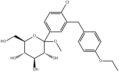 (3R,4R,5R,6S)-2-(acetoxymethyl)-6-(4-chloor-3-(4-ethoxybenzyl)fenyl)tetrahydro-2H-pyran-3,4,5-triyltriacetaat