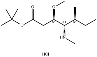 (3R,4S,5S)-tert-butyl-3-methoxy-5-methyl-4-(methylamino)heptanoaathydrochloride