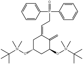 [3S-(1Z,3a,5b)]-[2-[3,5-Bis[[(tert-butyl)dimethylsilyl]oxy]-2-methyleencyclohexylideen]ethyl]difenylfosfineoxide
