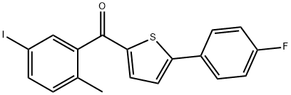 (5-(4-Fluorfenyl)thiofeen-2-yl)(5-jood-2-methylfenyl)methanon