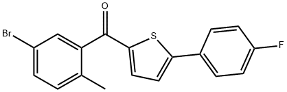 (5-broom-2-methylfenyl)(5-(4-fluorfenyl)thiofeen-2-yl)methanon