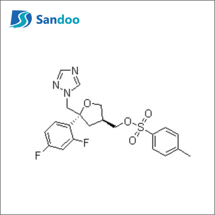(5R-Cis)-tolueen-4-sulfonzuur 5-(2,4-difluorfenyl)-5-(1H-1,2,4-triazool-1-yl)methyltetrahydrofuran-3-ylmethylester