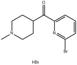 (6-broompyridine-2-yl)-(1-methylpiperidine-4-yl)methanonhydrobromide