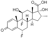 (6a,11b,16a,17a)-6,9-difluor-11,17-dihydroxy-16-methyl-3-oxoandrosta-1,4-dieen-17-carbonzuur