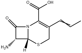 (6R,7R)-7-Amino-8-oxo-3-(1-propenyl)-5-thia-1-azabicyclo[4.2.0]oct-2-een-2-carbonzuur