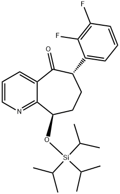(6S,9R)-6-(2,3-difluorfenyl)-6,7,8,9-tetrahydro-9-[[tris(1-methylethyl)silyl]oxy]-5H-cyclohepta[b]pyridine-5 -een