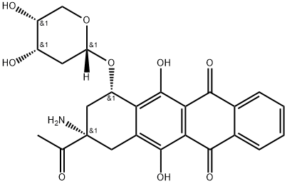 (7S-cis)-9-Acetyl-9-amino-7-[(2-deoxy-alfa-D-erythro-pentopyranosyl)oxy]-7,8,9,10-tetrahydro-6,11-dihydroxy-5 ,12-naftaceendion