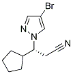 (R)-3-(4-broom-1H-pyrazool-1-yl)-3-cyclopentylpropaannitril