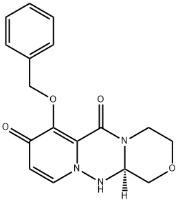 (R)-7-(benzyloxy)- 3,4,12,12a-tetrahydro- 1H-[1,4]oxazino[3,4-c]pyrido[2,1-f][1,2,4] - triazine-6,8-dion