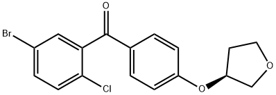 (S)-(5-broom-2-chloorfenyl)(4-(tetrahydrofuran-3-yloxy)fenyl)methanon