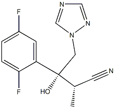 (αS,βR)-β-(2,5-difluorfenyl)-β-hydroxy-α-methyl-1H-1,2,4-triazool-1-butaannitril