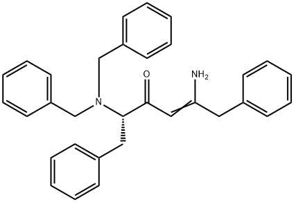 (S,Z)-5-Amino-2-(dibenzylamino)-1,6-difenylhex-4-een-3-on