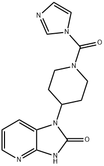 1-(1-(1H-imidazool-1-carbonyl)piperidine-4-yl)-1H-imidazo[4,5-b]pyridine-2(3H)-on