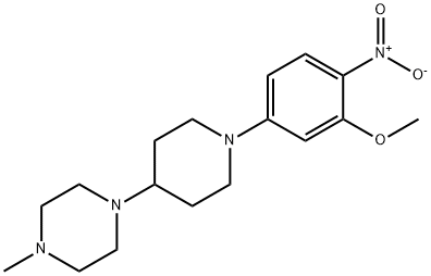 1-(1-(3-Methoxy-4-nitrofenyl)piperidine-4-yl)-4-methylpiperazine