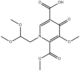 1-(2,2-diMethoxyethyl)-5-Methoxy-6-(Methoxycarbonyl)-4-oxo-1,4-dihydropyridine-3-carbonzuur