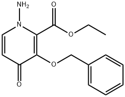 1-Amino-3-benzyloxy-4-oxo-1,4-dihydropyridine-2-carbonzuur-ethylester