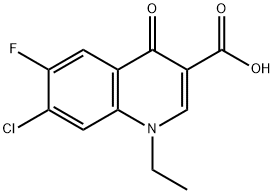 1-ETHYL-7-CHLORO-6-FLUOR-1,4-DIHYDRO-4-OXOQUINOLINE-3-CARBOXYLZUUR