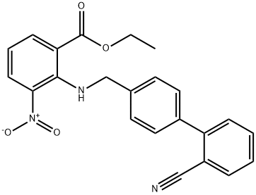 2-[[(2'-Cyaan[1,1'-bifenyl]-4-yl)methyl]amino]-3-nitrobenzoëzuur-ethylester