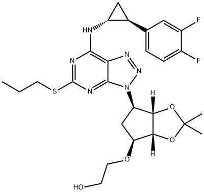 2-[[(3aR,4S,6R,6aS)-6-[7-[[(1R,2S)-2-(3,4-difluorfenyl)cyclopropyl]aMino]-5-(propylthio)-3H