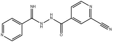 2-Cyano-N'-(imino(pyridine-4-yl)methyl)isonicotinohydrazide