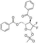 2-deoxy-2,2-difluor-D-ribofuranose-3,5-dibenzoaat-1-methaansulfonaat