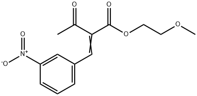 2-Methoxyethyl-2-[(3-nitrofenyl)methyleen]acetoacetaat