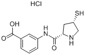 3-[(2S,4S)-4-Mercaptopyrrolidine-2-carboxamido]benzoëzuurhydrochloride