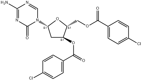 3',5'-di-o-p-chloorbenzoyl-2-deoxy-5-azacytosine