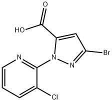 3-BroMo-1-(3-chloorpyridine-2-yl)-1H-pyrazool-5-carbonzuur