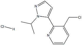 3-(chloormethyl)-2-(1-isopropyl-1H-pyrazool-5-yl)pyridinehydrochloride