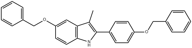 3-Methyl-5-(fenylmethoxy)-2-[4-(fenylmethoxy)fenyl]-1H-indool