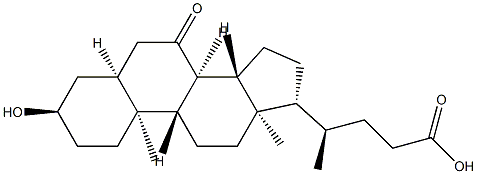 3alpha-Hydroxy-7-oxo-5beta-cholaanzuur