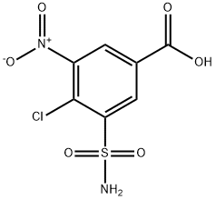 4-chloor-3-nitro-5-sulfamoylbenzoëzuur