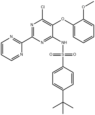 4-tert-butyl-N-(6-chloor-5-(2-methoxyfenoxy)-2,2'-bipyrimidine-4-yl)benzeensulfonamide