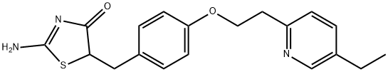 5-{4-[2-(5-Ethyl-2-pyridyl)ethoxy]benzyl}-2-imino-4-thiazolidinon