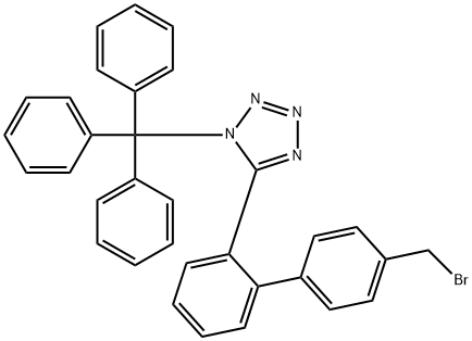 5-(4'-broommethyl-1,1'-bifenyl-2-yl)-1-trifenylmethyl-1H-tetrazool