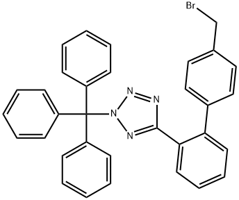 5-[4'-(Broommethyl)-[1,1'-bifenyl]-2-yl]-2-(trifenylmethyl)-2H-tetrazool