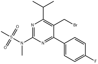 5-(Broommethyl)-4-(4-fluorfenyl)-6-isopropyl-2-[methyl(methylsulfonyl)amino]pyrimidine