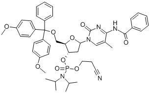 5'-O-(4,4'-DIMETHOXYTRITYL)-5-METHYL-N4-BENZOYL-2'-DEOXYCYTIDINE-3'-(2-CYANOETHYL-N,N-DIISOPROPYL)FOSFORAMIDIET