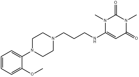 6-[[3-[4-(2-Methoxyfenyl)-1-piperazinyl]propyl]amino]-1,3-dimethyluracil
