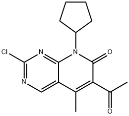 6-acetyl-2-chloor-8-cyclopentyl-5-methylpyrido[2,3-d]pyrimidine-7(8H)-on