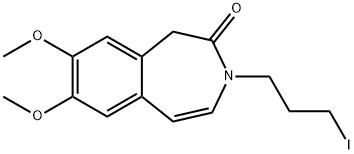 7,8-Dimethoxy-3-(3-joodpropyl)-1,3-dihydro-2H-3-benzazepin-2-on