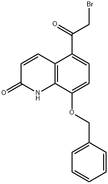 8-Benzyloxy-5-(2-broomacetyl)-2-hydroxychinoline