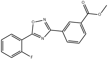 Benzoëzuur, 3-[5-(2-fluorfenyl)-1,2,4-oxadiazol-3-yl]-, methylester