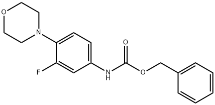 benzylester 3-Fluor-4-morfolin-4-ylfenyl)carbaminezuur